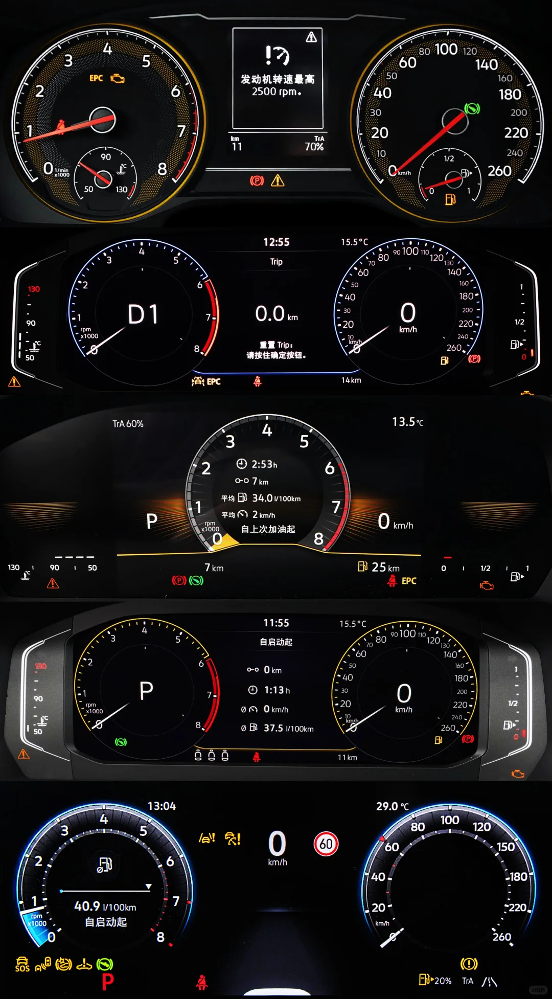 【粉丝特辑】帕萨特仪表盘