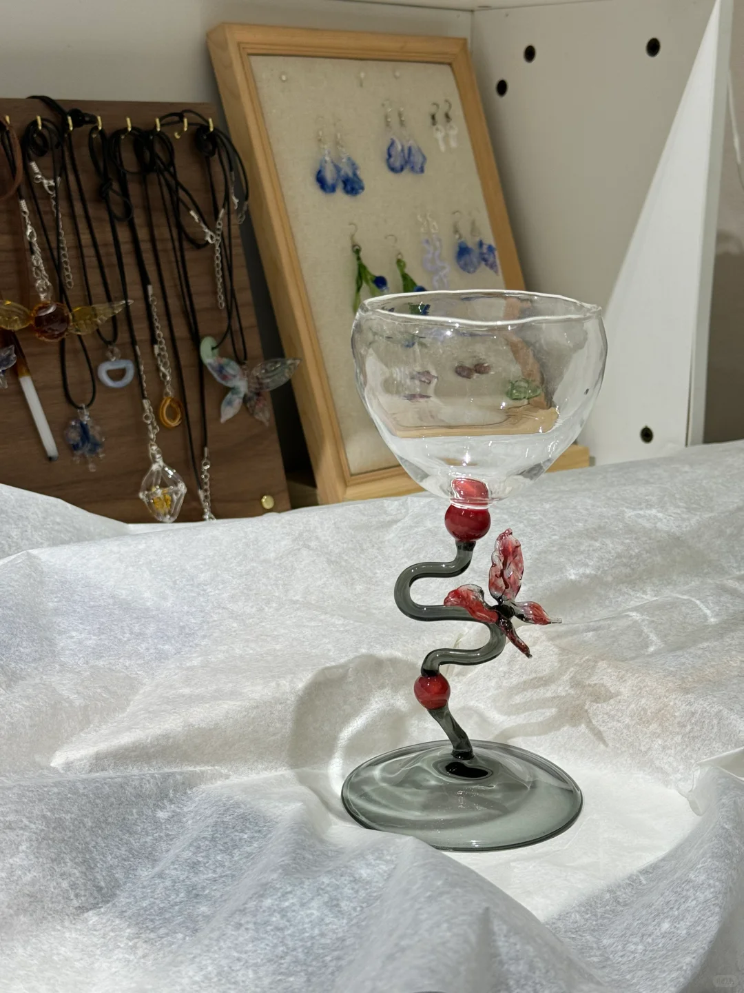 是我喜欢的中古玻璃杯啊啊啊！(自己做的叉腰