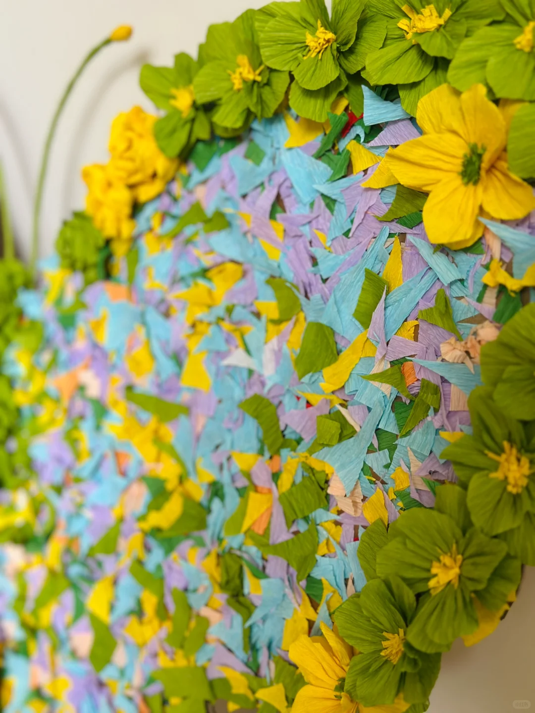 ?几块钱的浪漫｜我的褶皱蝴蝶飞上墙啦～?