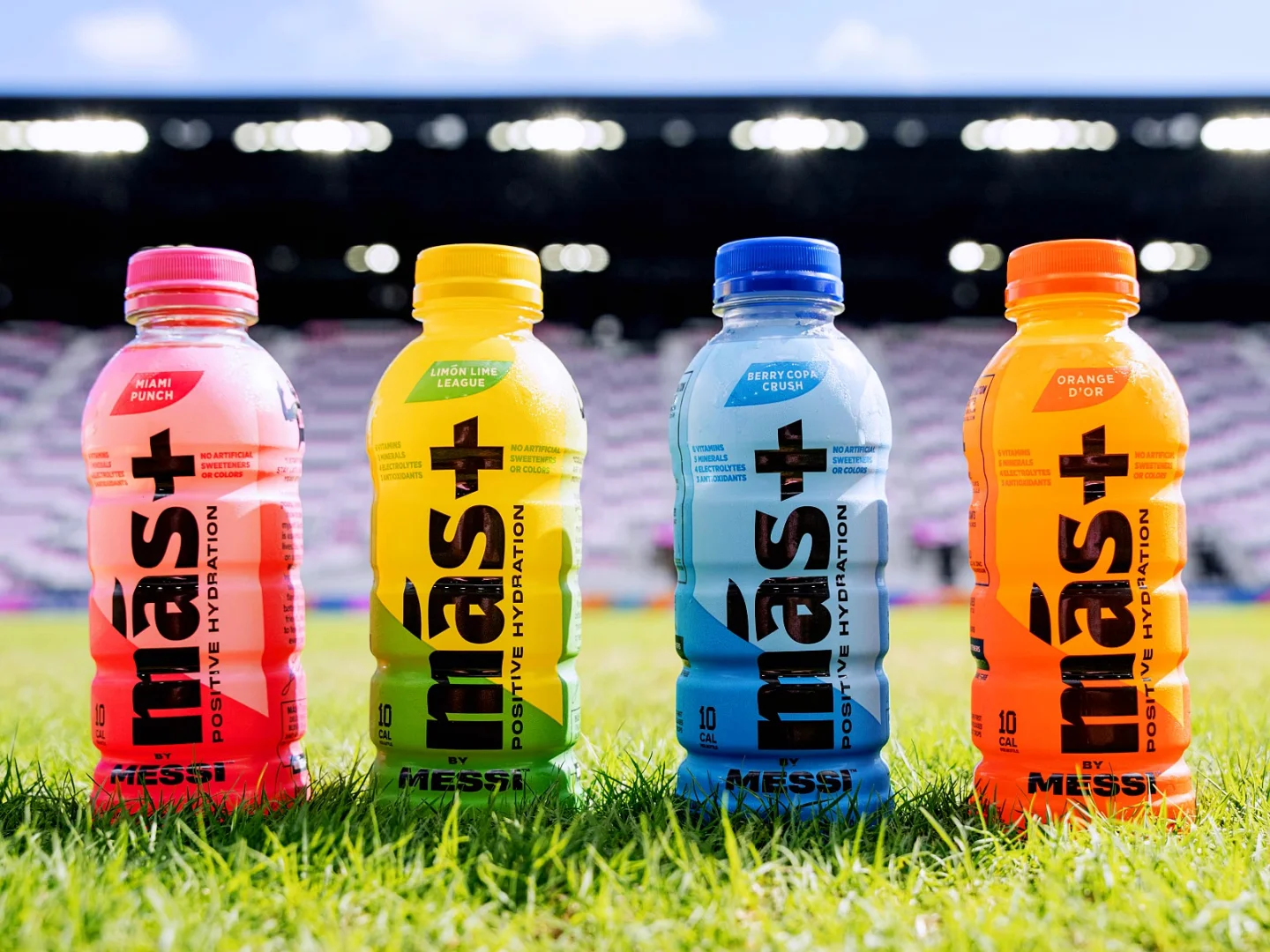 梅西品牌能量饮料进入西班牙市场