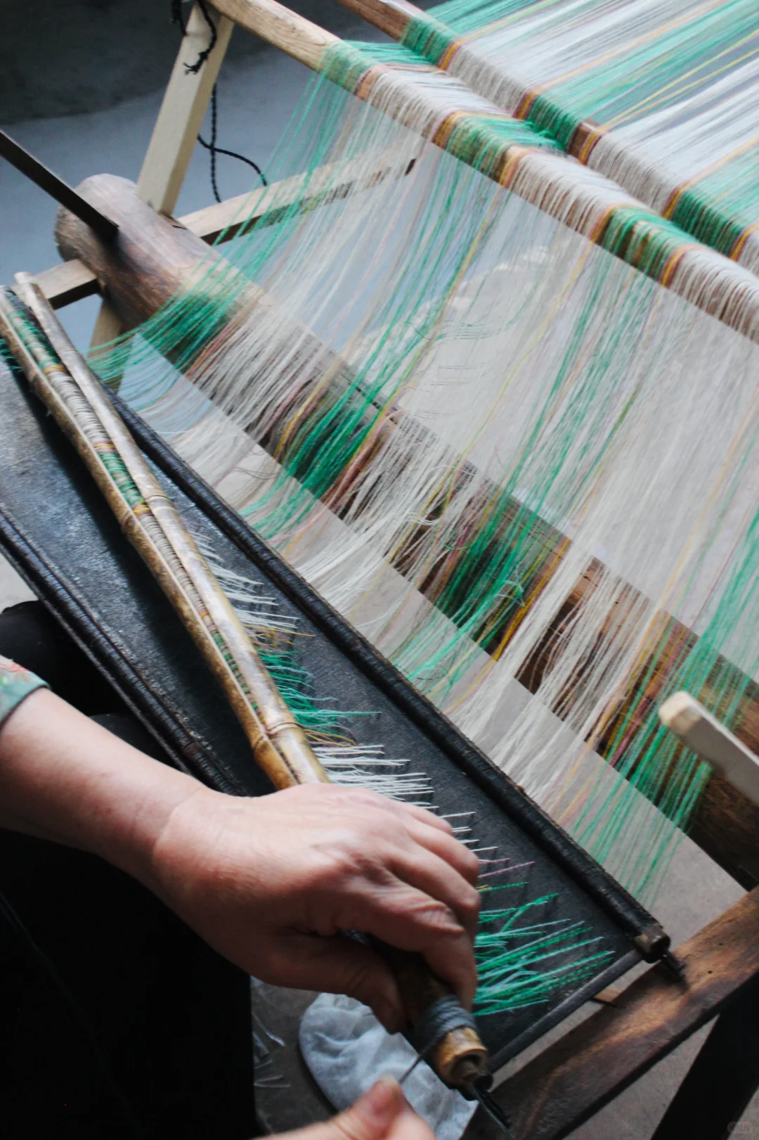 传统手工艺课程 - 鲁锦织造课程 Day:2