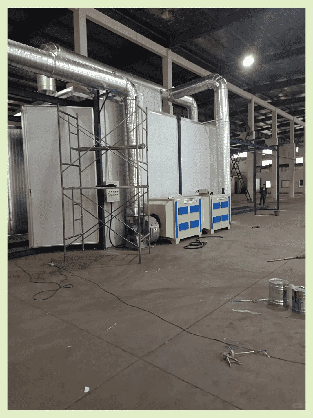 安装环保设备，处理废气装置