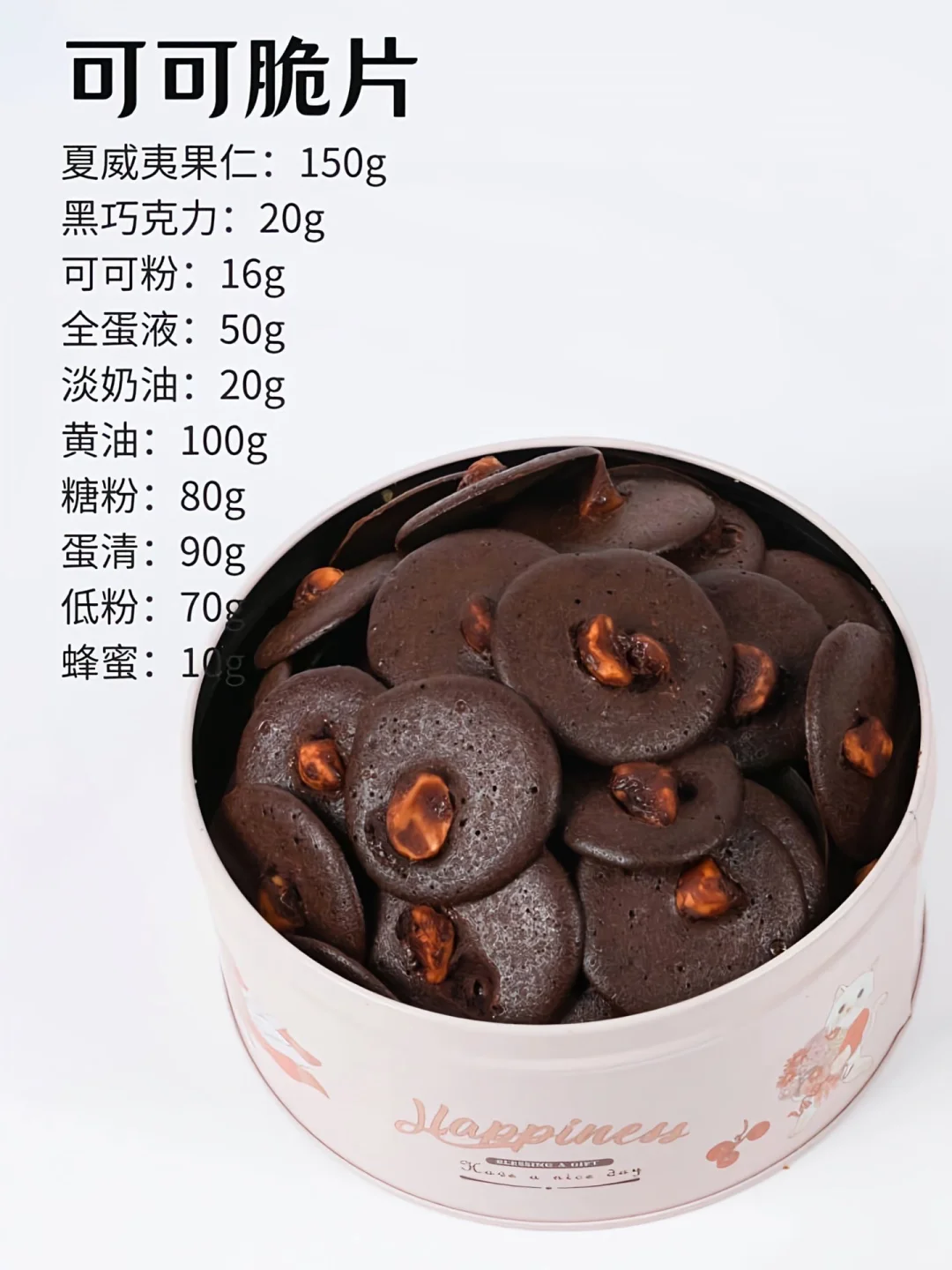 9款网红饼干?合集！配方大公开