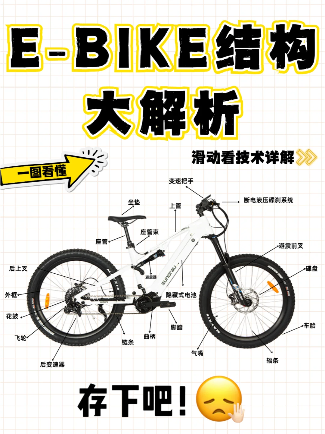 终于有人讲清楚！电助力自行车结构