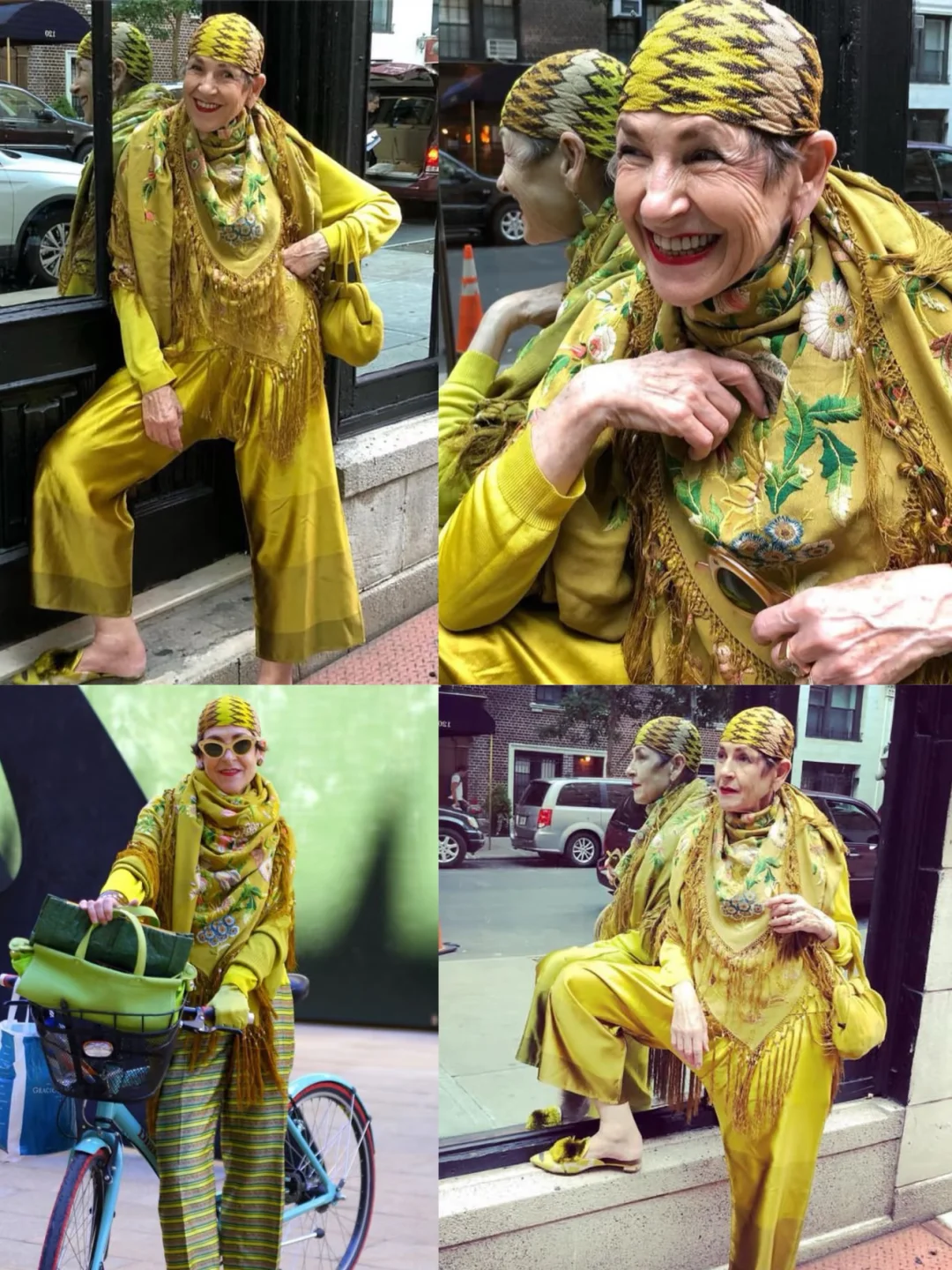 痴迷混搭中国风的时髦老太