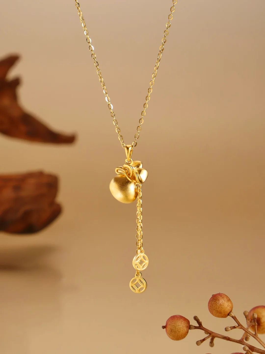 用简单小道具也能拍出好看的项链