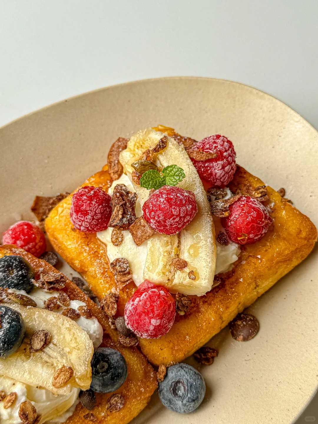 快手brunch‼️莓果酸奶法式吐司 香甜松软