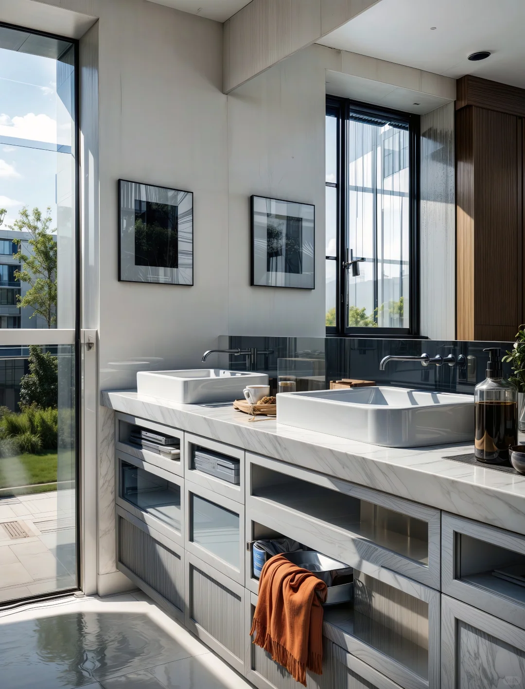 现代玻璃装饰主义创作