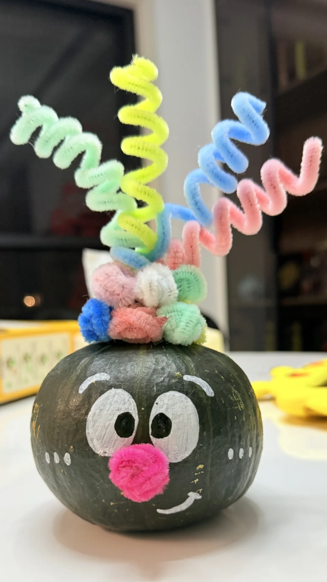 南瓜小人，幼儿园手工20分钟交作业