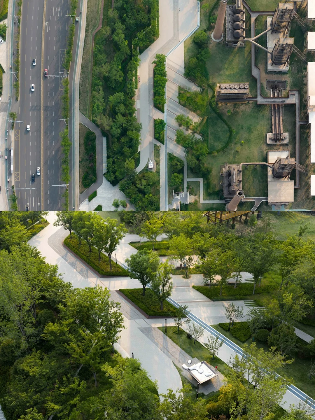 工业美与自然绿?的碰撞 -济宁铁合金1971