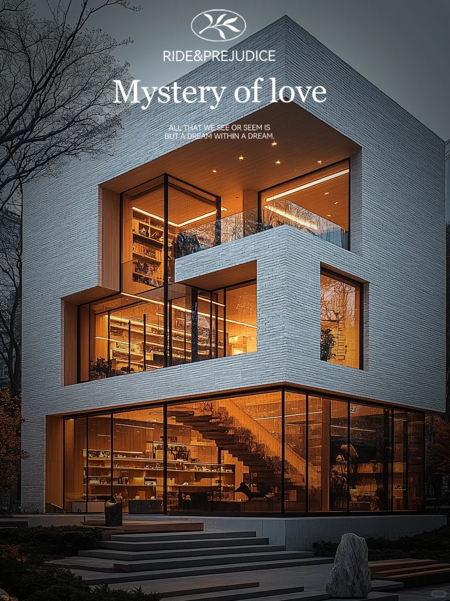 Midjourney建筑设计 现代几何建筑 附咒语