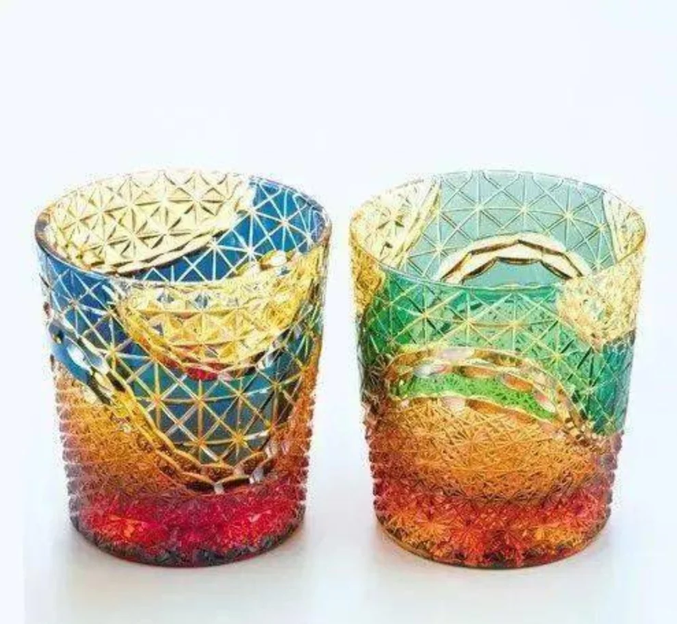 一只杯子能卖1万？玻璃界浮世绘江户切子