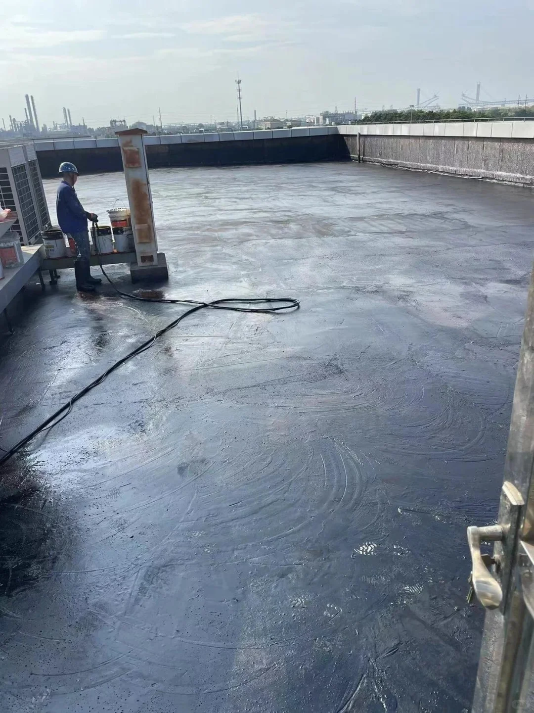 屋面防水/平台防水施工工艺流程,屋顶防水