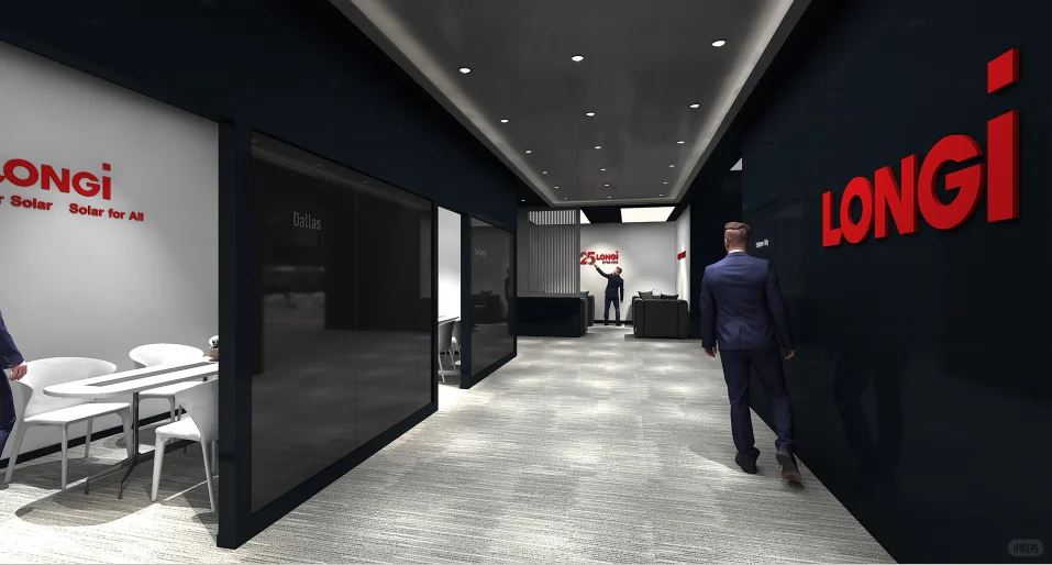 美国太阳能展 RE+科技风展台搭建案例