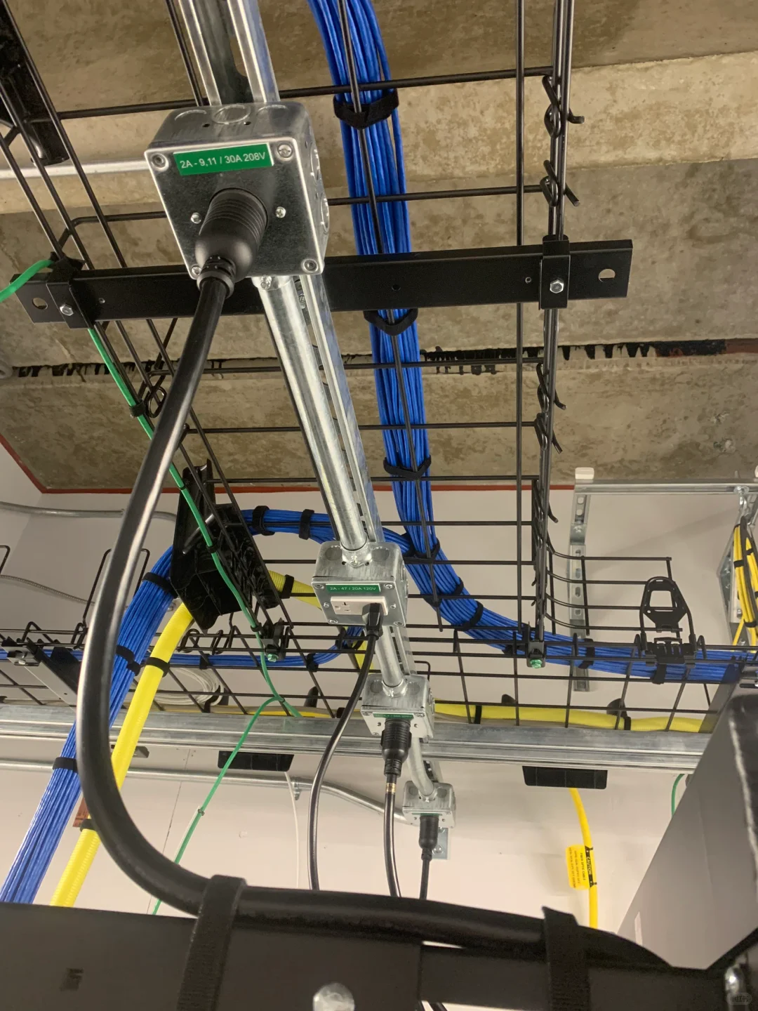 医院级别标准网络信息室线路完成?