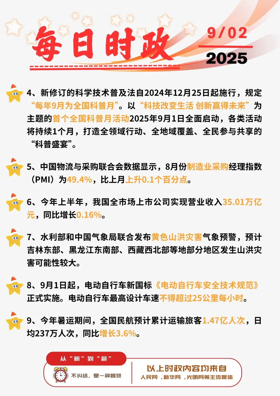 ?每日时政打卡 | 2025年9月2日