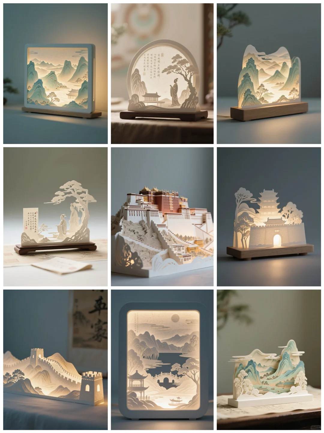 AI文创101 ?｜纸雕摆件