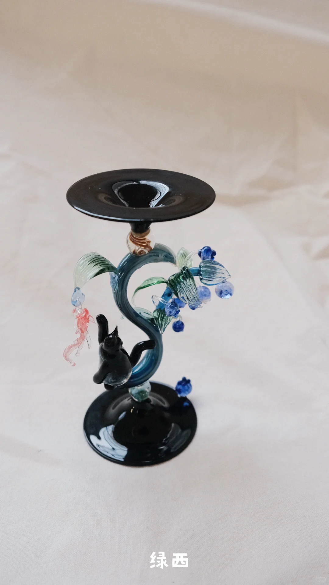 七天灯工玻璃系统训练学员作品分享|摸鱼猫