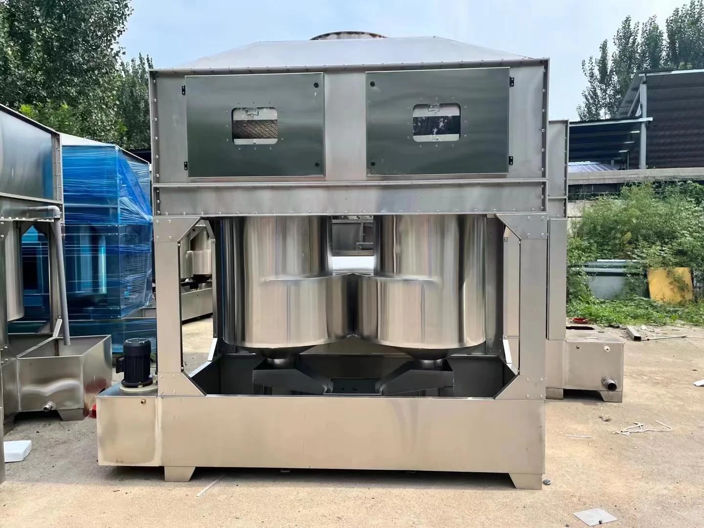 工厂废气净化救星 | 气旋塔真的牛！