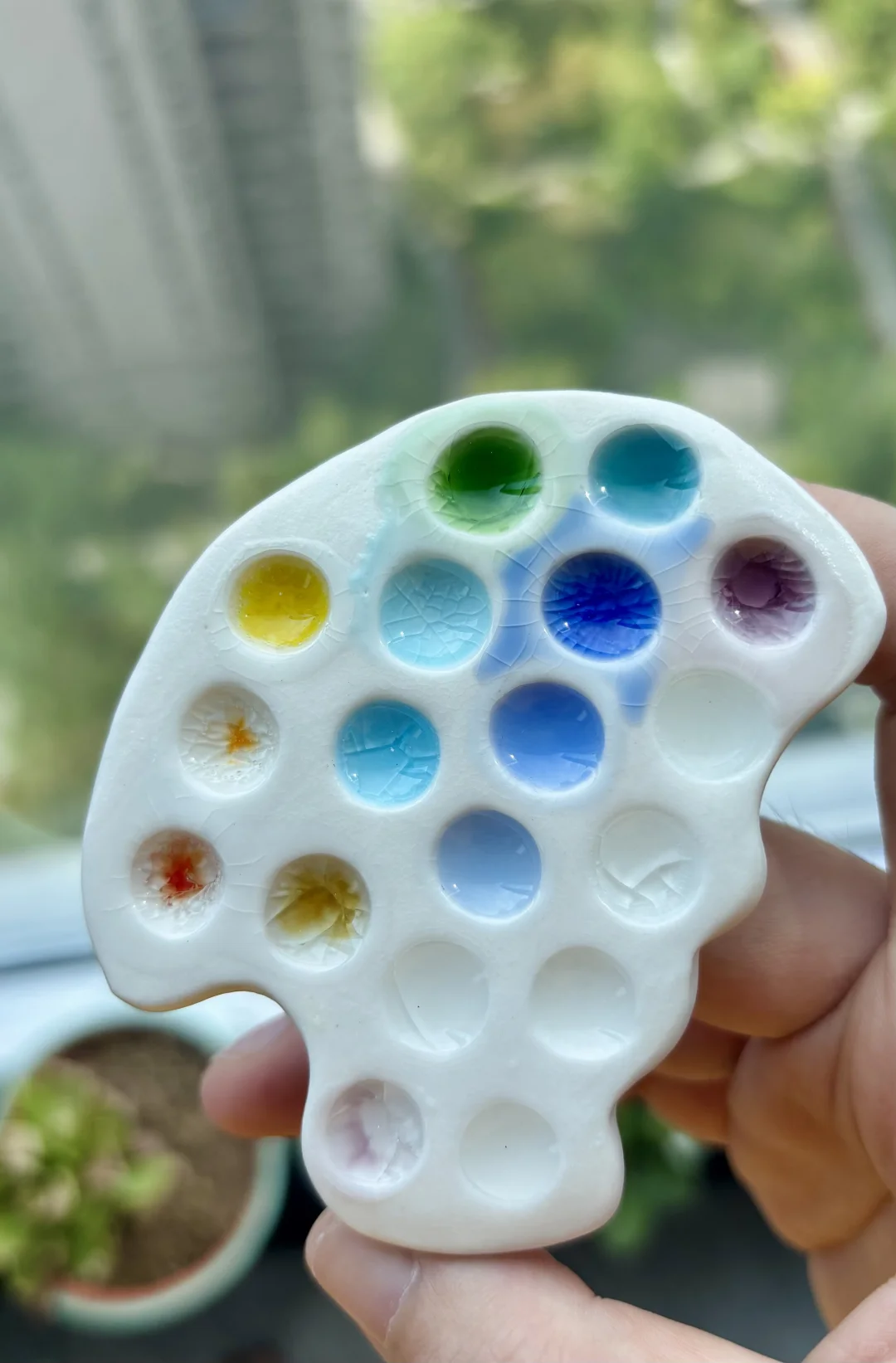 陶瓷+玻璃试片烧前烧后