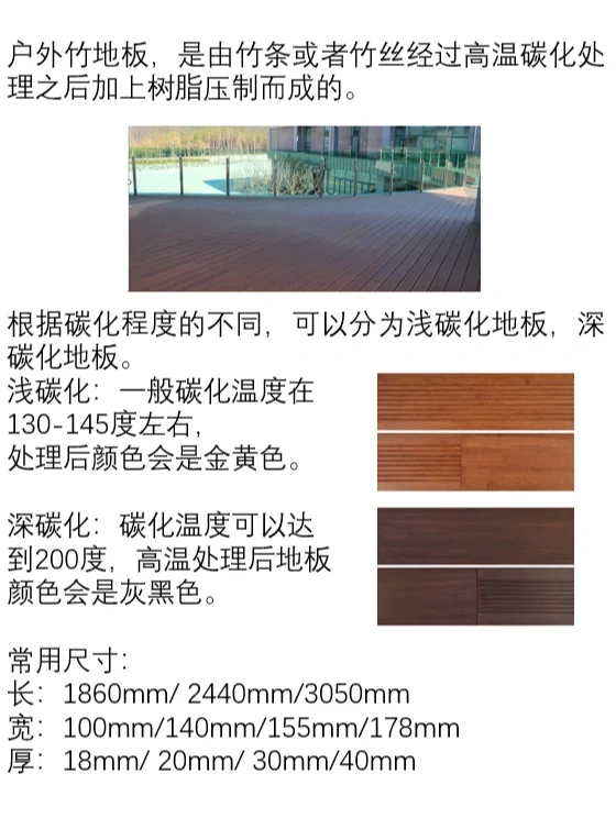 你知道毛竹是怎么做成户外地板吗?