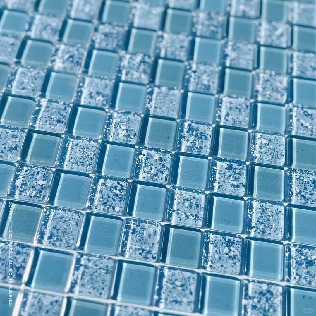 水域感玻璃马赛克我们把玻璃烧成了海的质地
