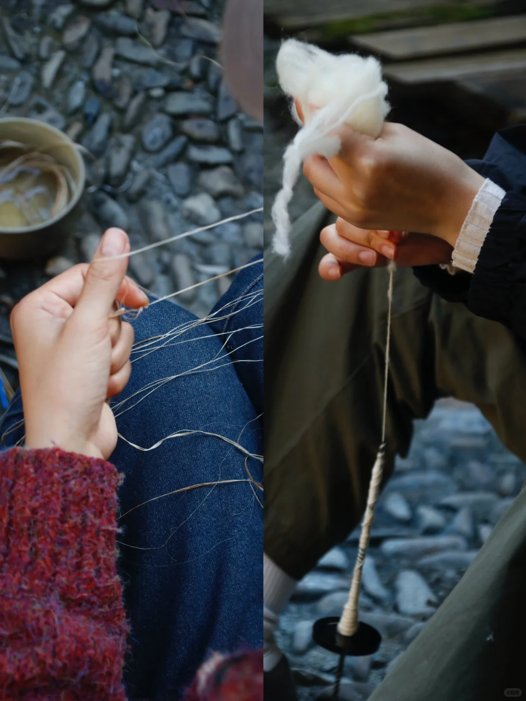 在侗寨学织布|纺线绩麻 DAY2