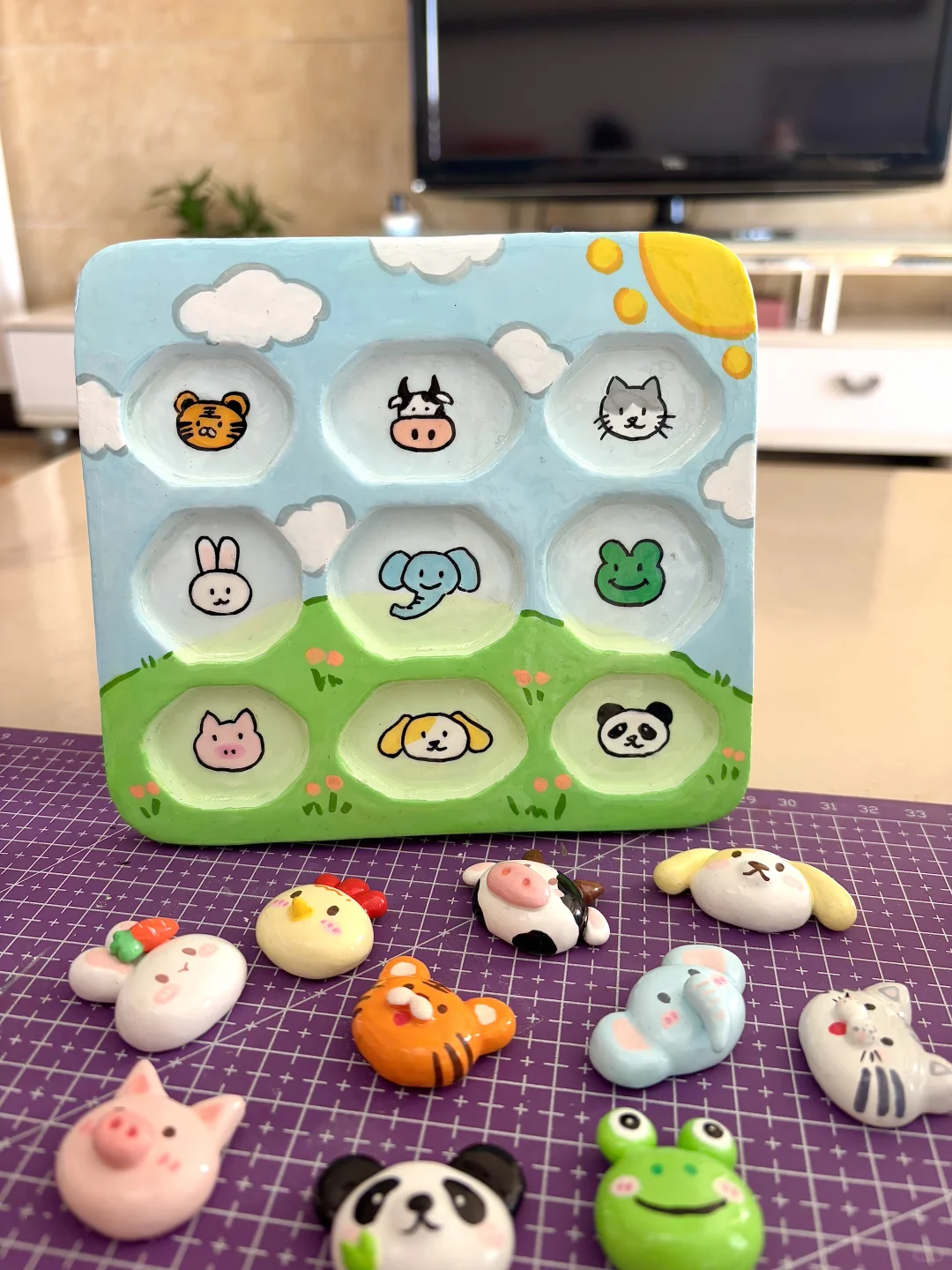 给小侄子做的磁吸小玩具~