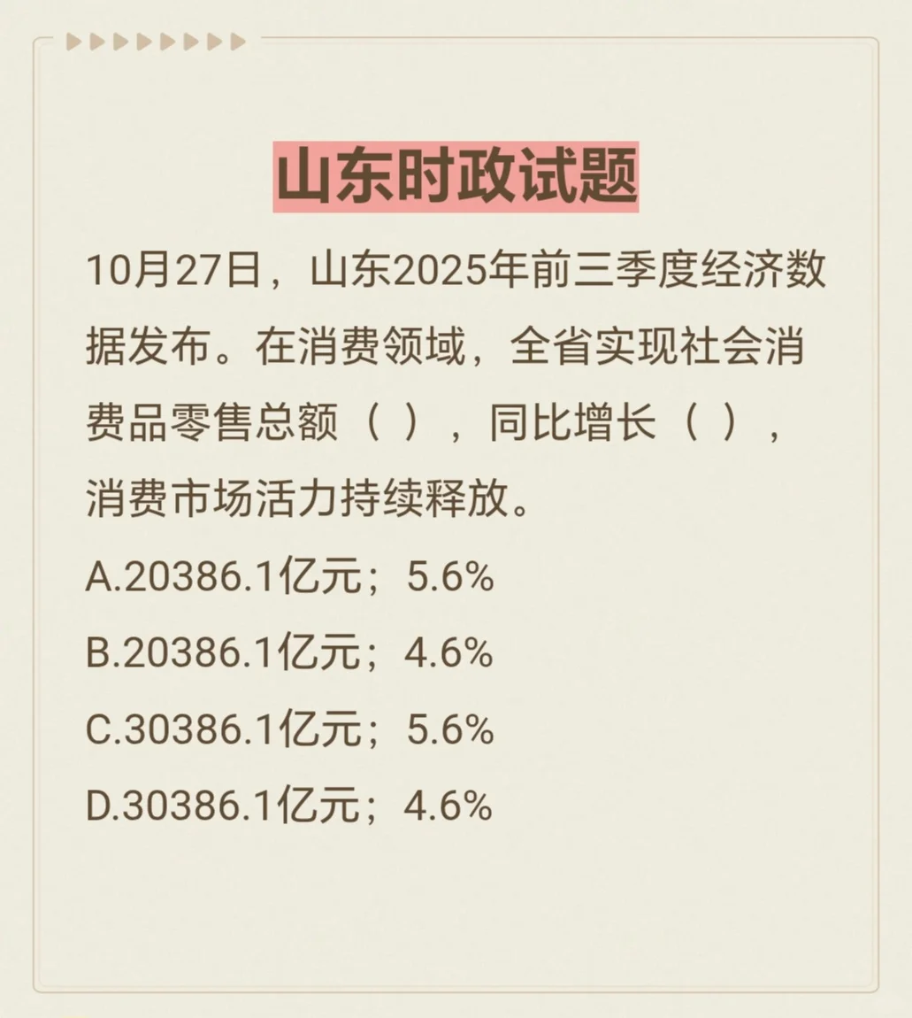 山东省考时政考点㉒