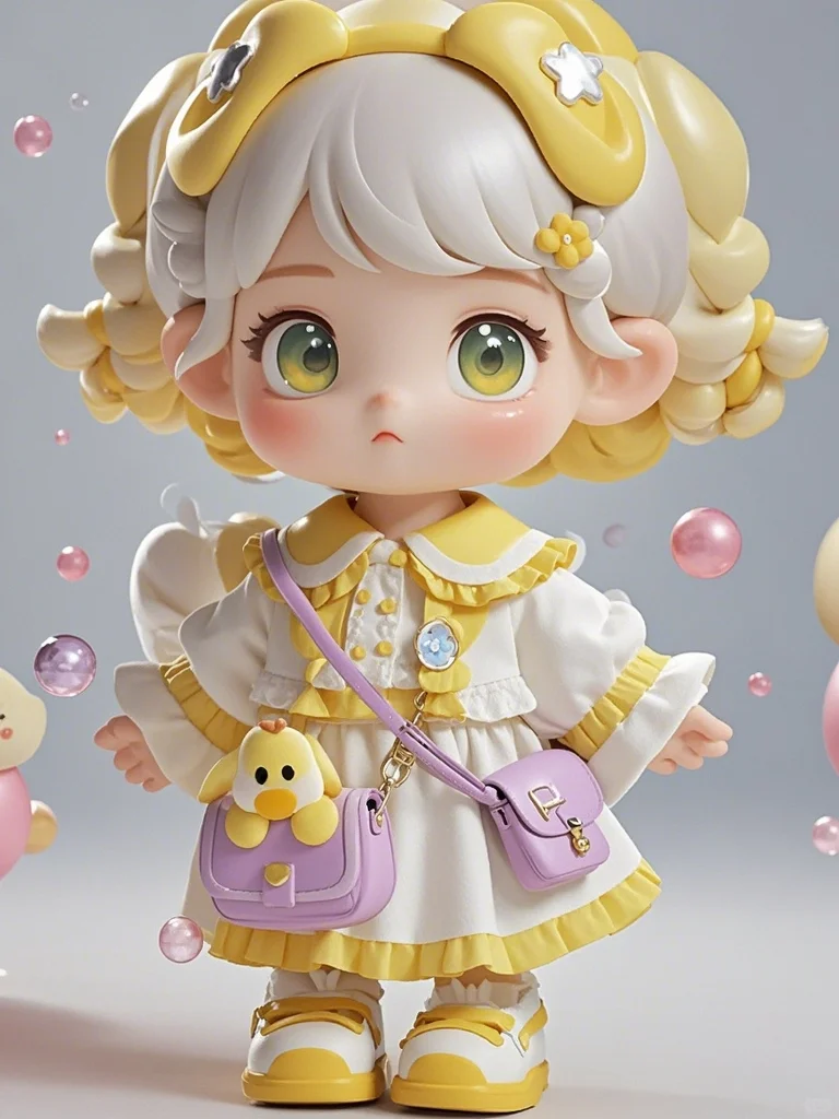 潮玩手办，来个老板把这个图片做成娃吧