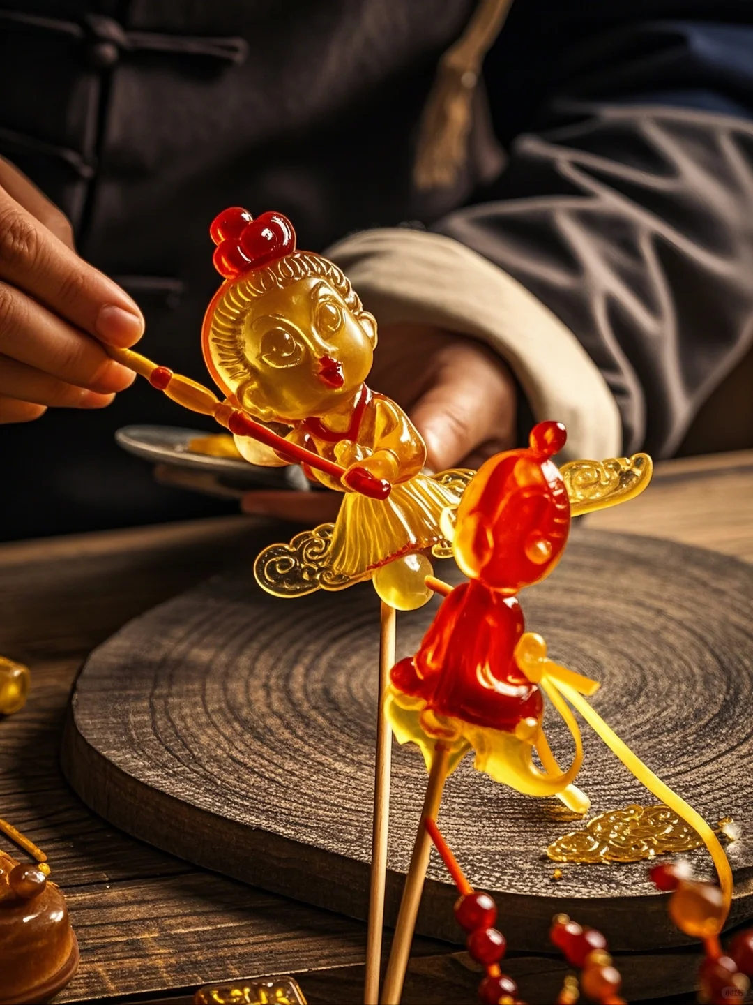 老北京糖人，民俗文化的甜蜜结晶。