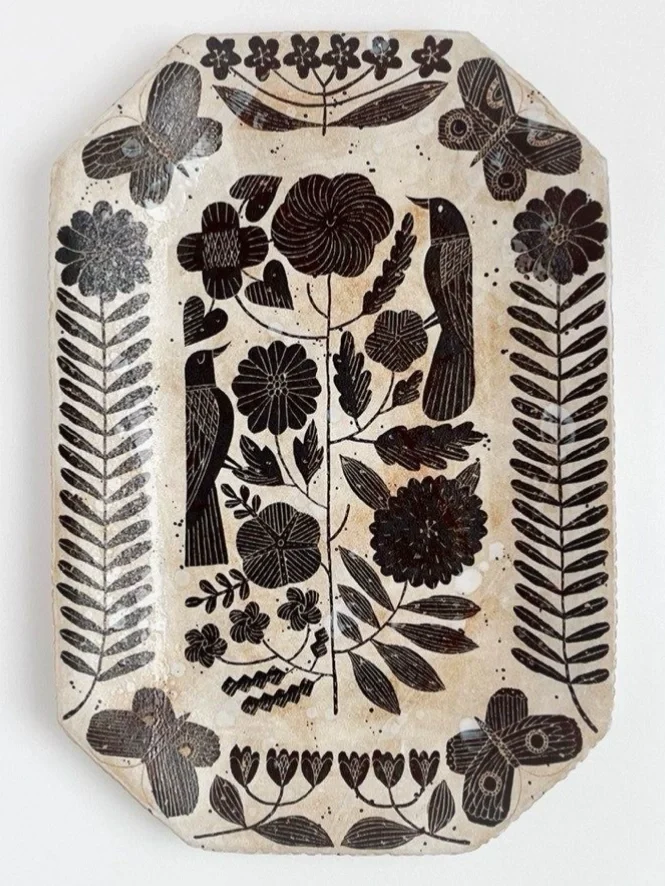 黑色化妆土也可以很漂亮❗️❗️