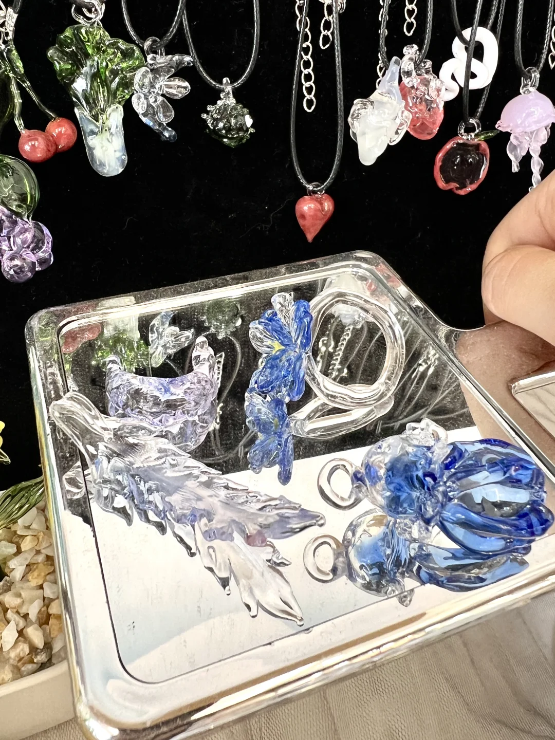 小寨坠大的手工店…治愈系烧玻璃我真的❤️