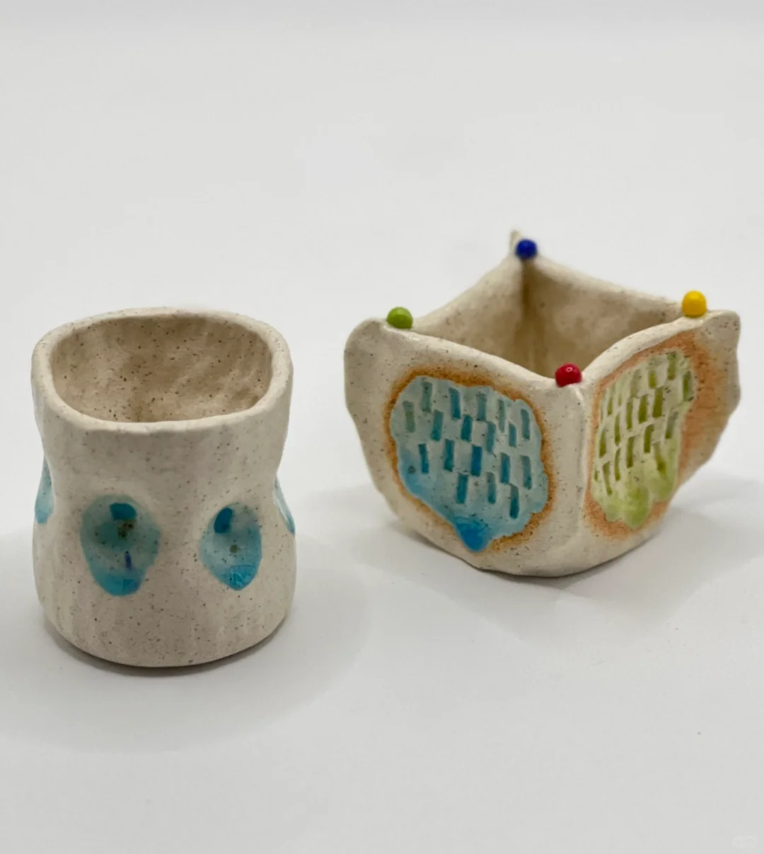 景德镇学陶艺｜学员们的玻璃珠装饰