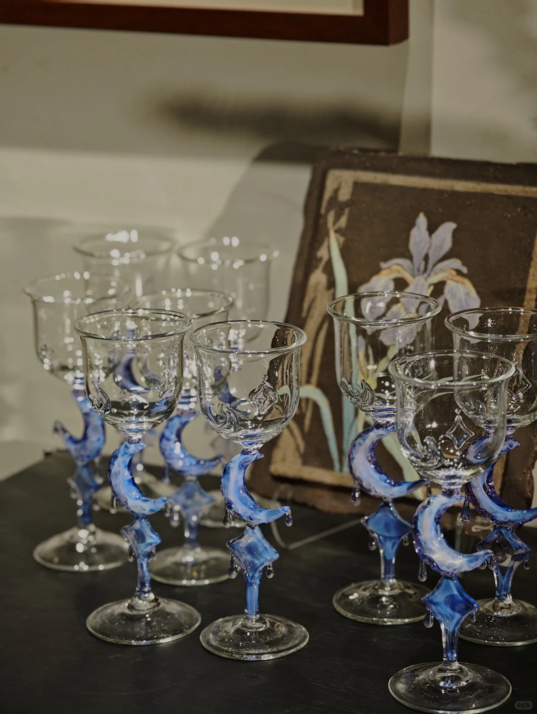 万人期待的星月杯发货啦！灯工玻璃高脚杯