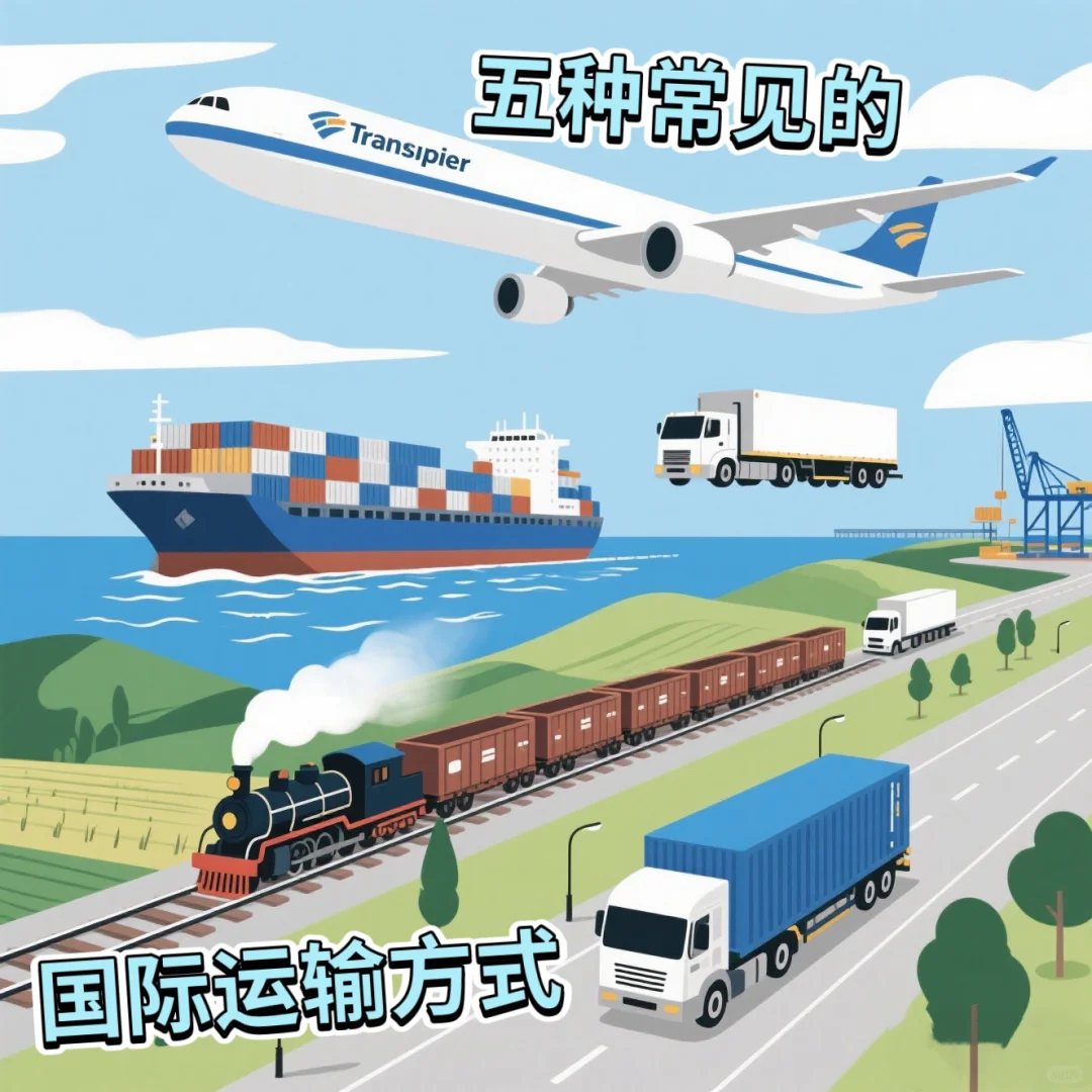 五种常见的国际运输方式