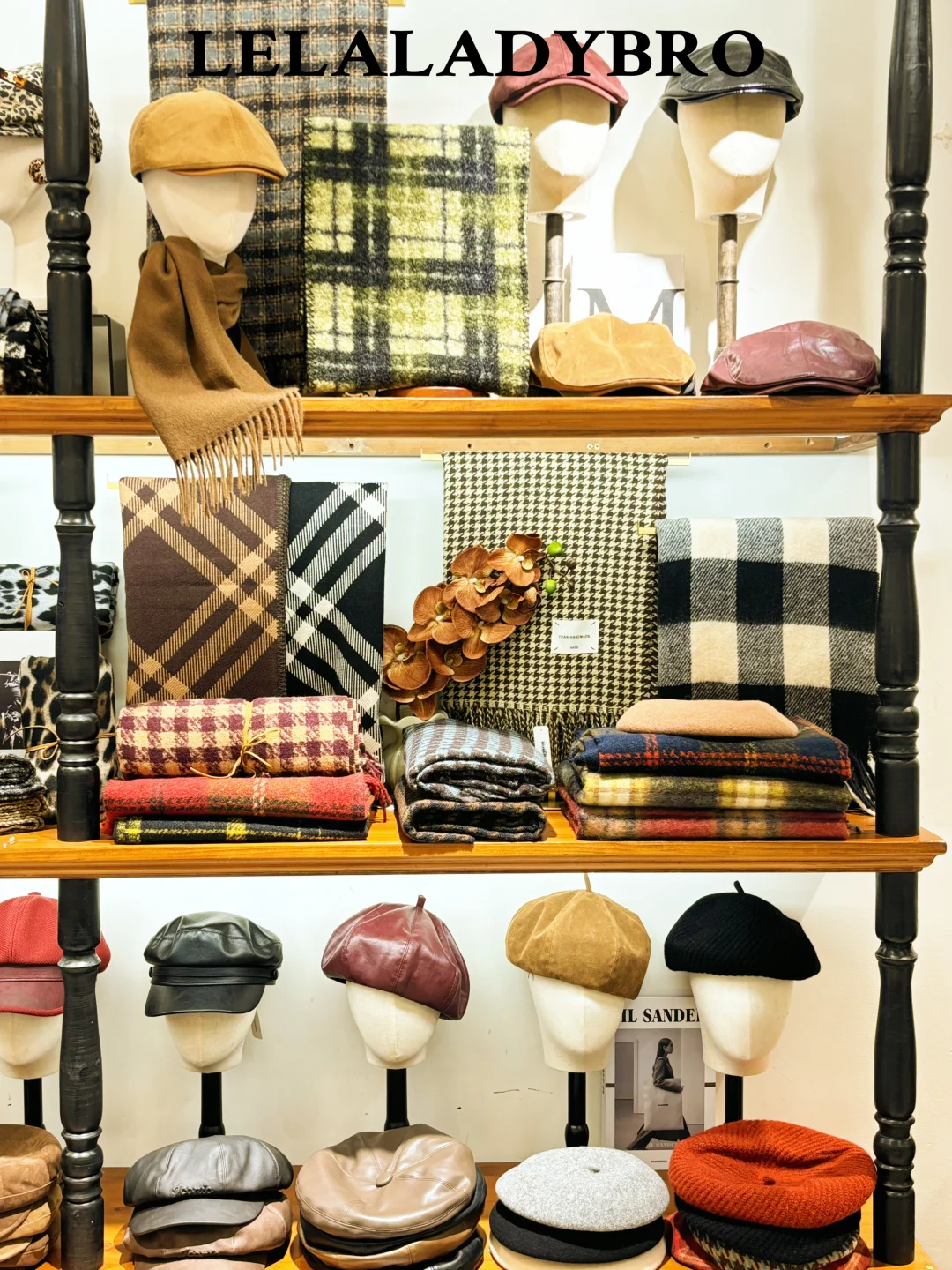 陈列·四季货❄️｜帽子➕围巾组合陈列