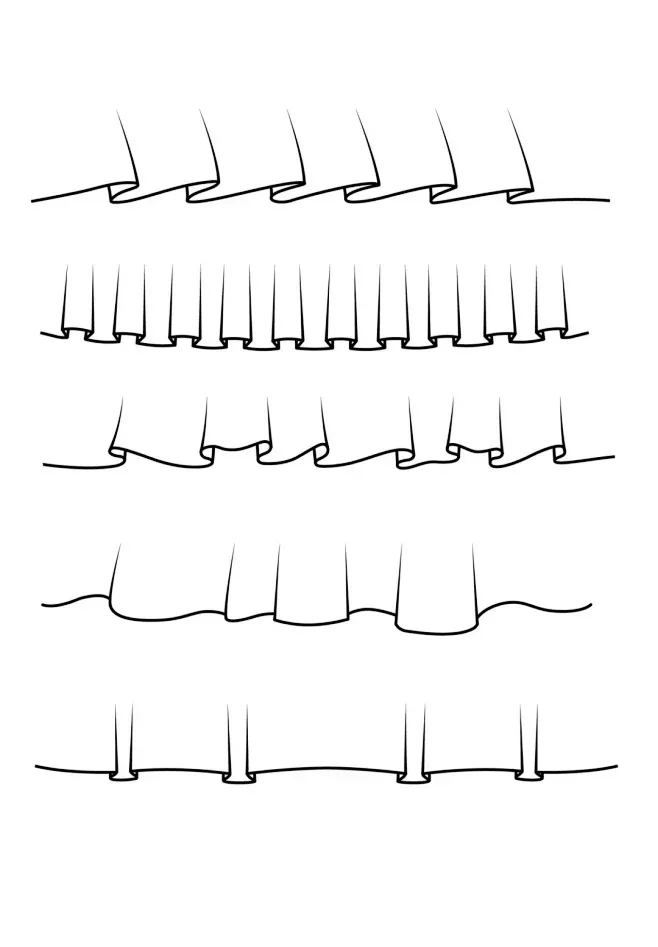 花边褶皱素材分享