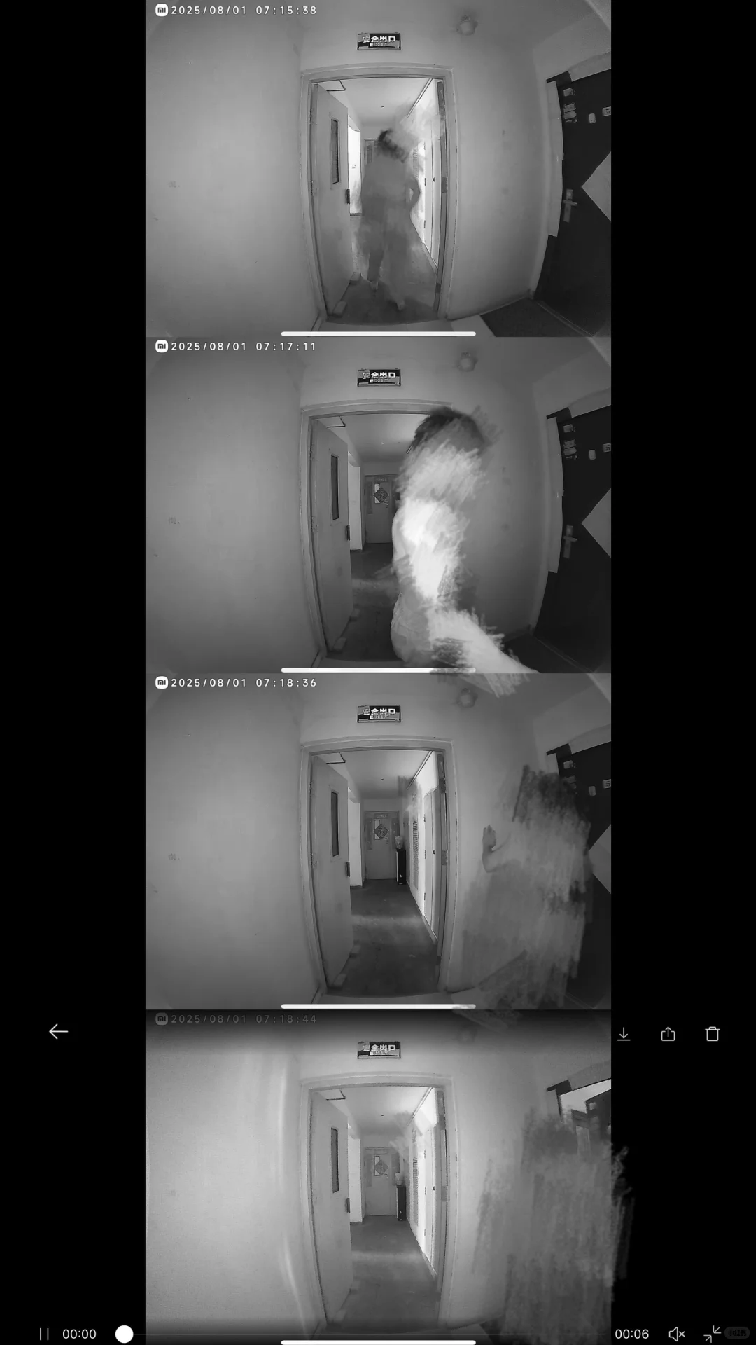 早上被门锁报警惊醒，女生安全警钟?