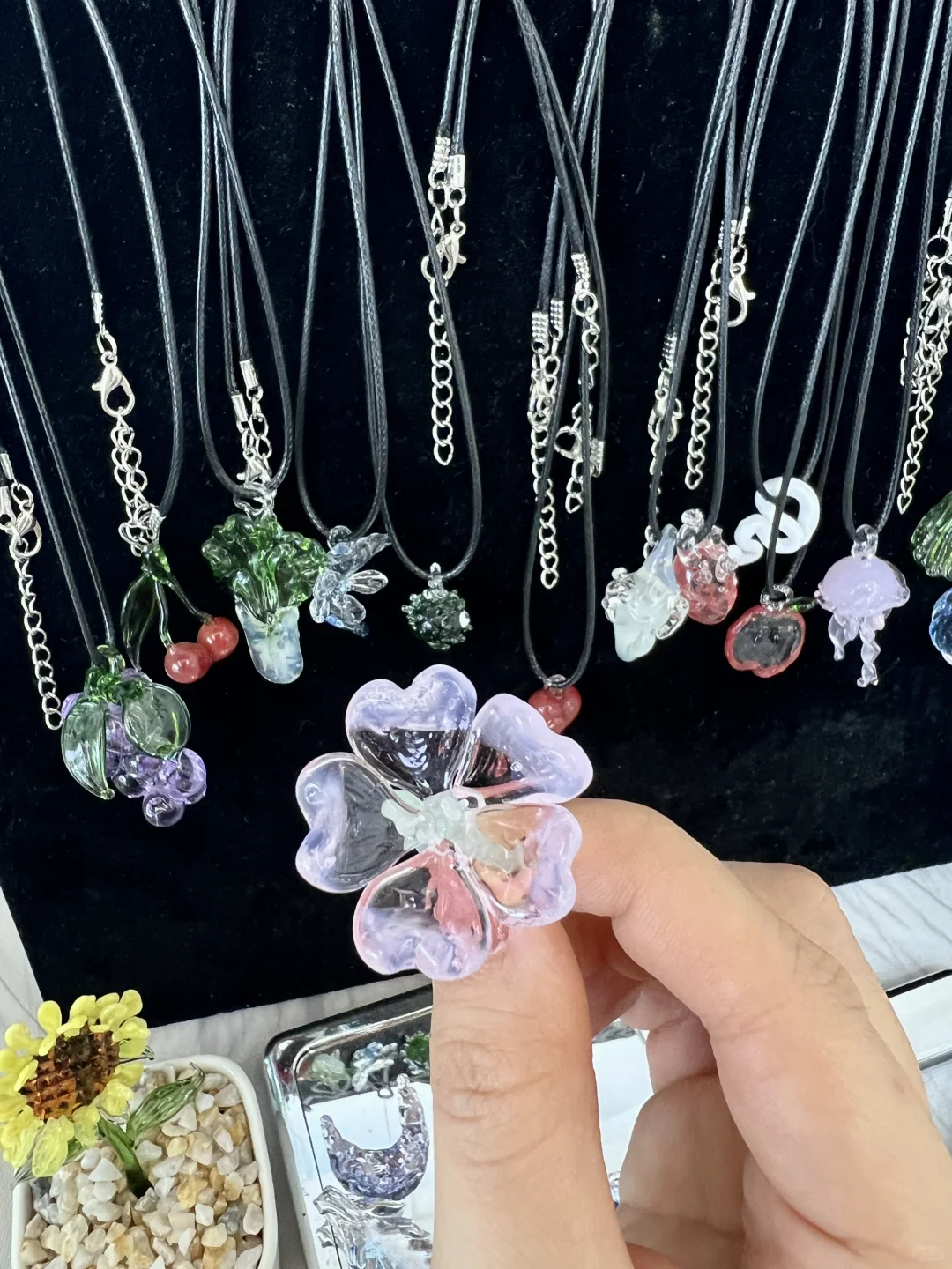 小寨坠大的手工店…治愈系烧玻璃我真的❤️