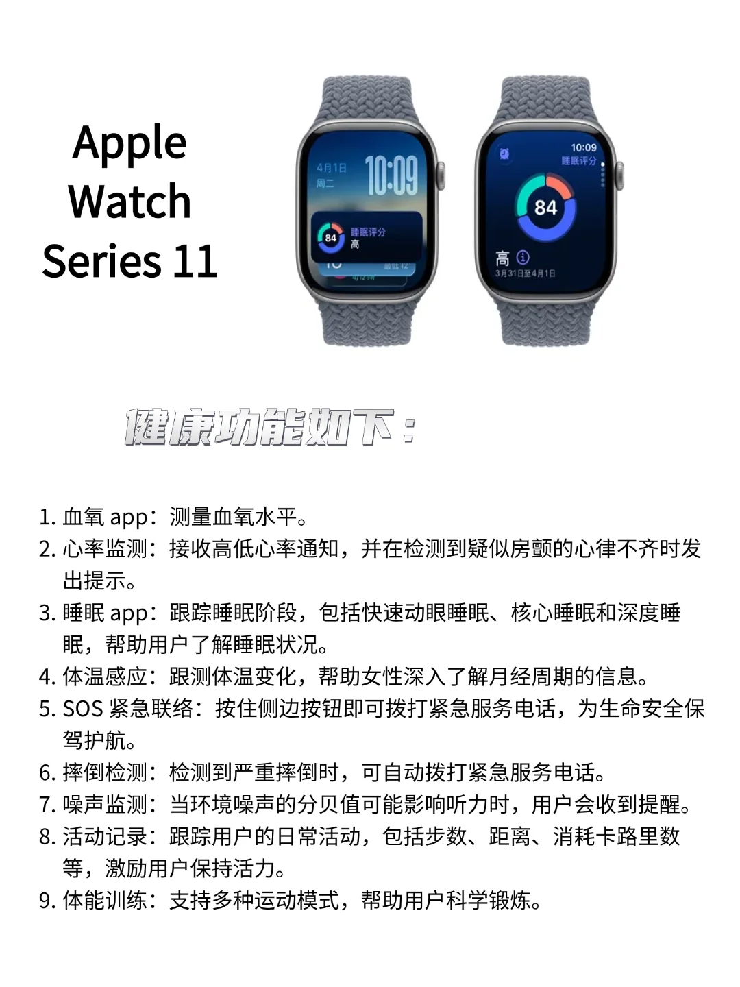 2025 Top 9 可穿戴设备