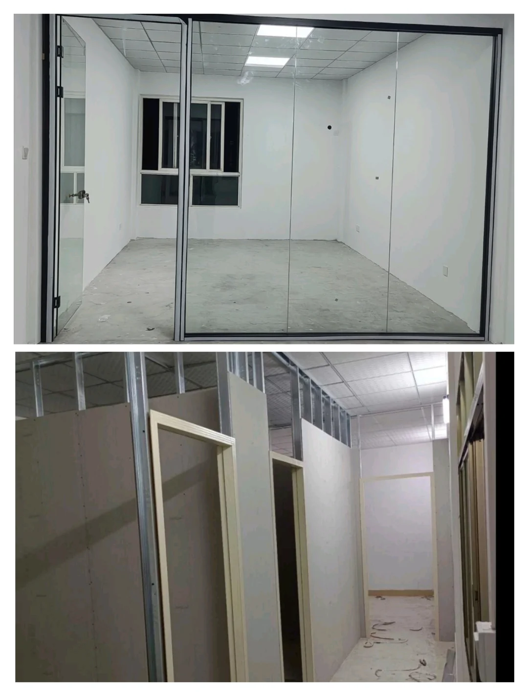 小空间逆袭！通透感办公室玻璃隔断经验分享