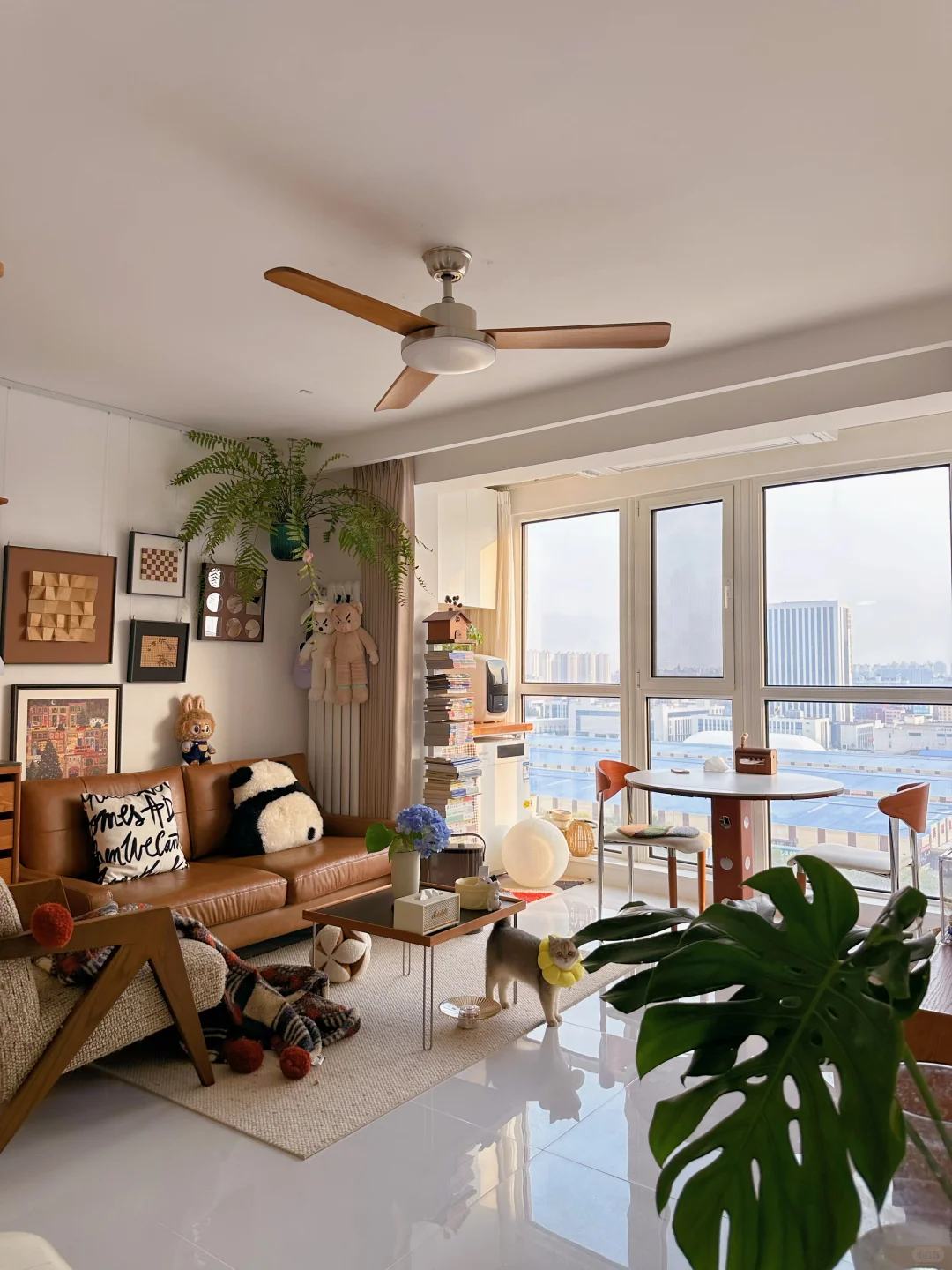 就46㎡的小房子，谈什么高级感简单够住就行！