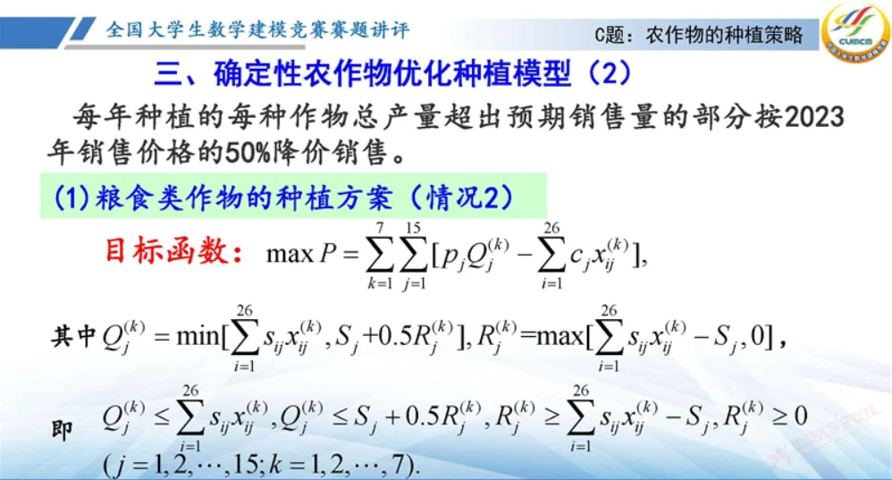 2024年数学建模C题讲评 上