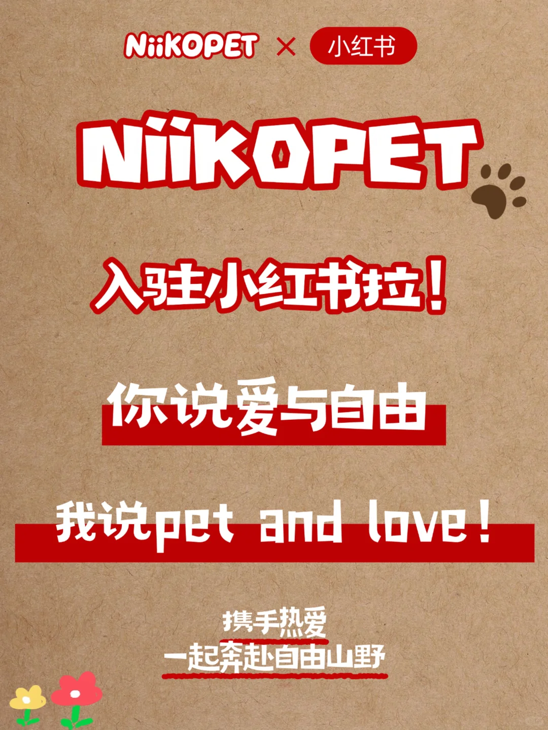 官宣！NiiKOPET宠物品牌入驻小红书啦