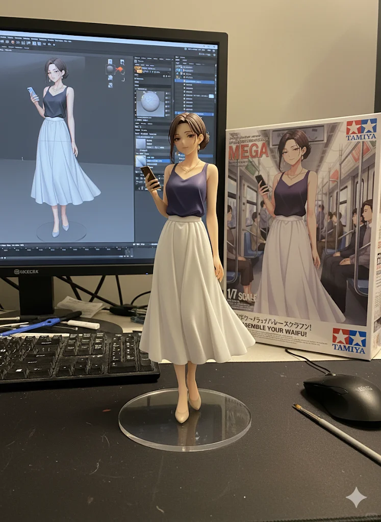 当我用nano-banana给表情包生成手办（图3）