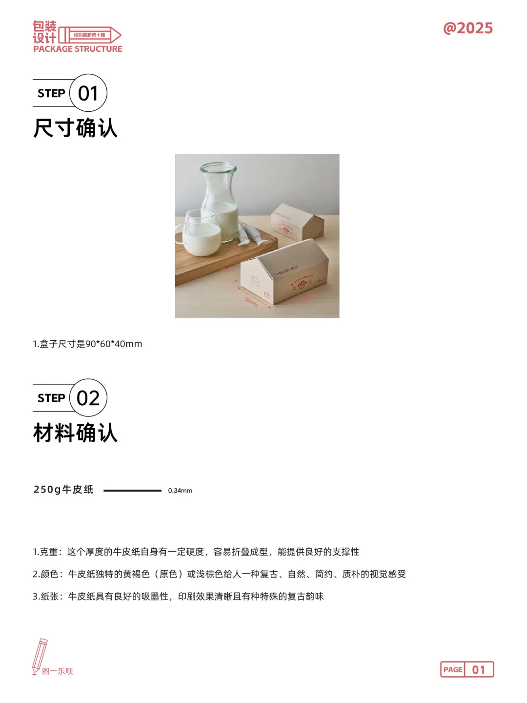 包装结构设计解析之房型牛奶糖果纸盒