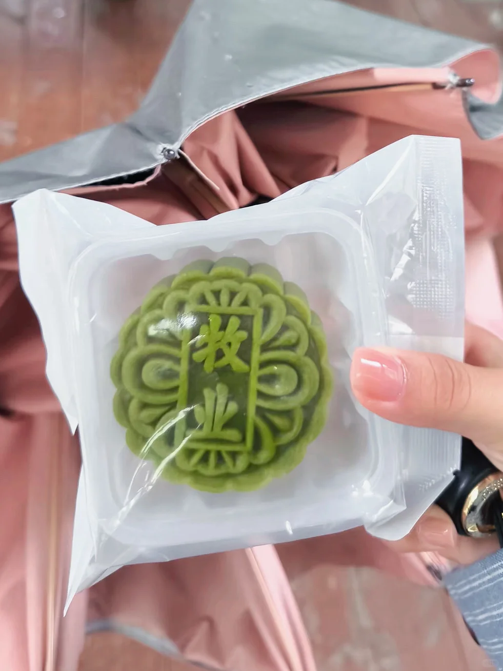 ?你领到学校学校自制的月饼了吗?