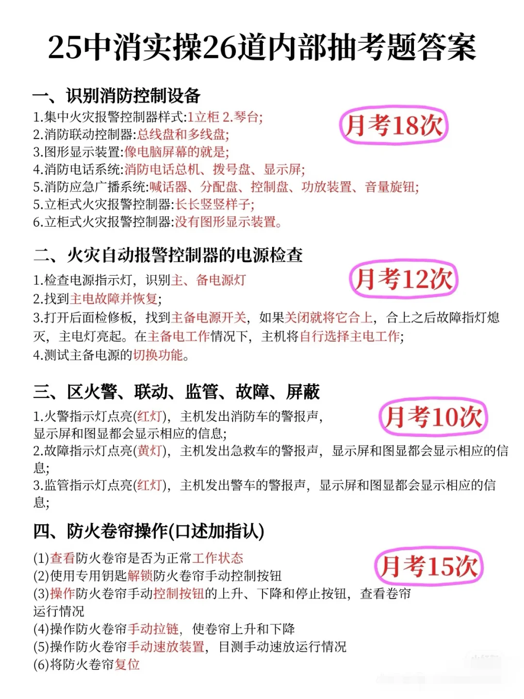 消操线下实操3天搞定，就这6页往死里背！