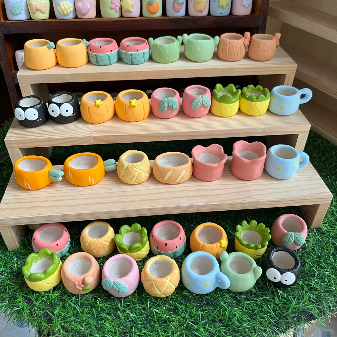 做了一批各种各样七七八八的小拇指盆啦